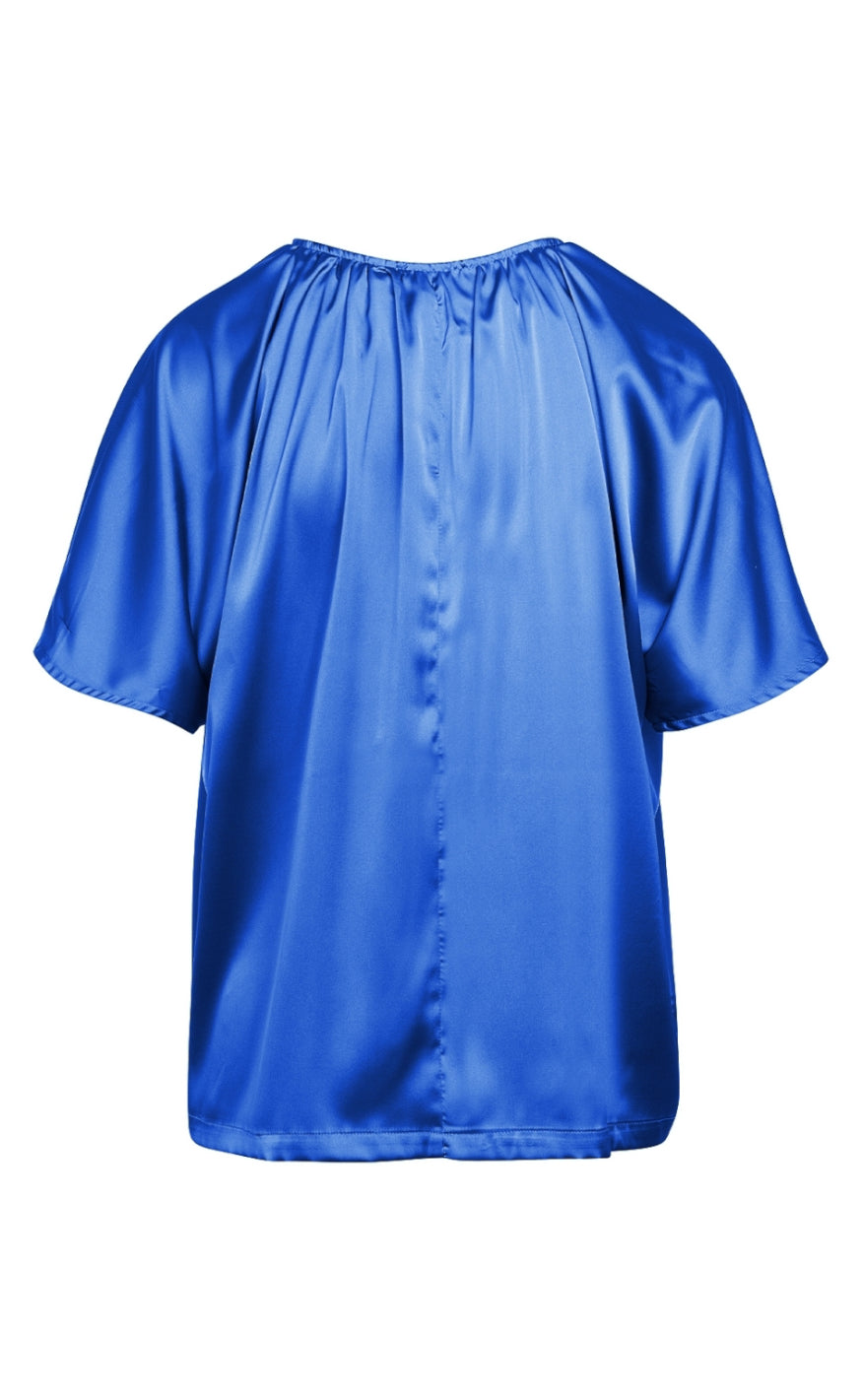 One Two Luxzuz Bluse - Relian - Porcelain Blue