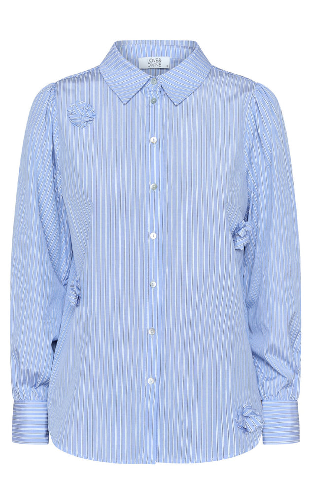 Love & Divine Skjorte - Love919-21 - Blue Stripes