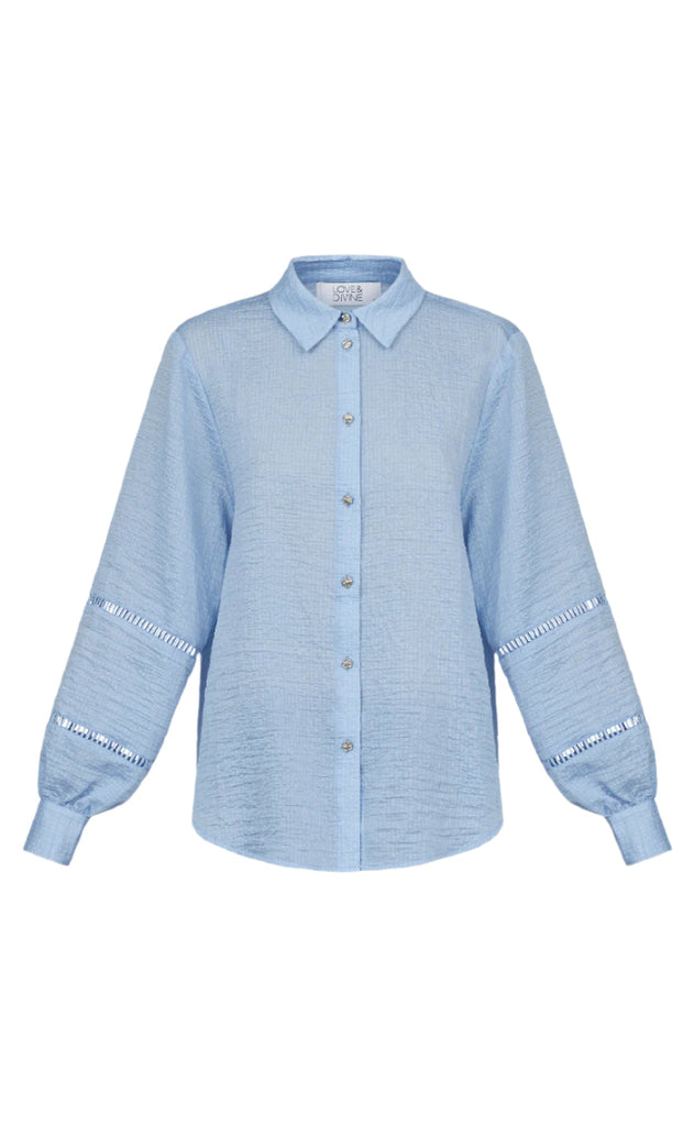 Love & Divine Bluse - Love1282 - Blue