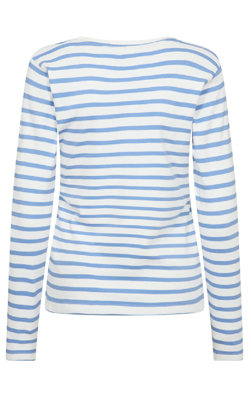 Freequent Bluse - Famila - Star Off-White w. Vista Blue