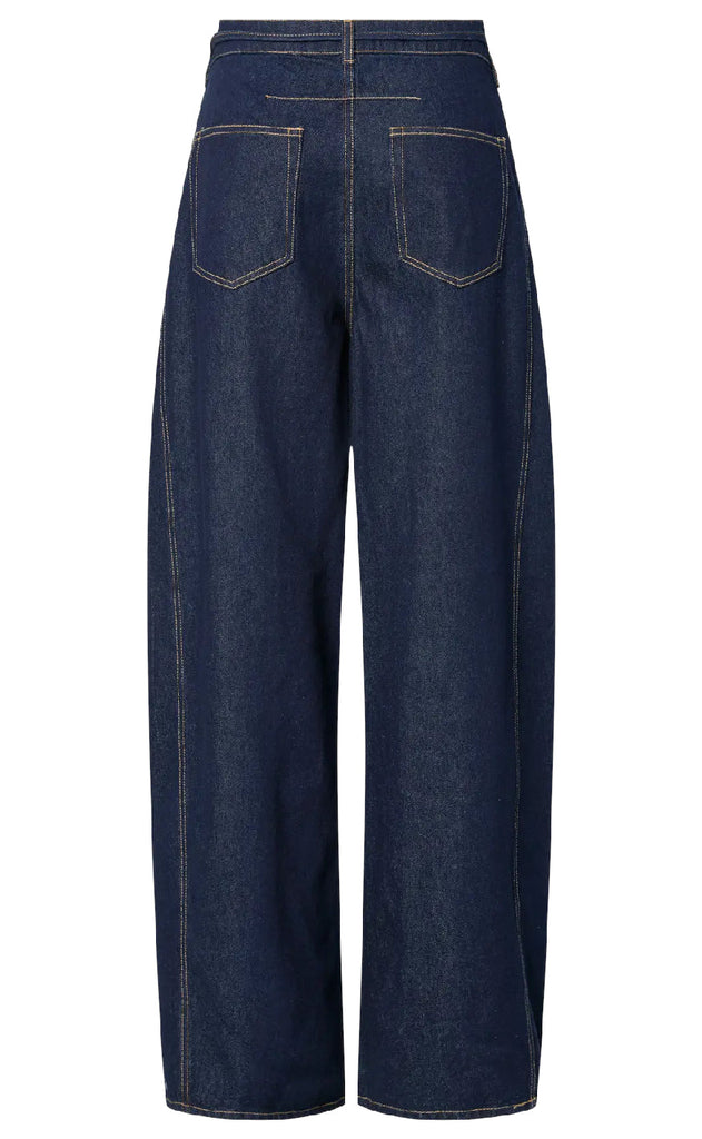 Pieces Bukser - Fenna - Dark Blue Denim
