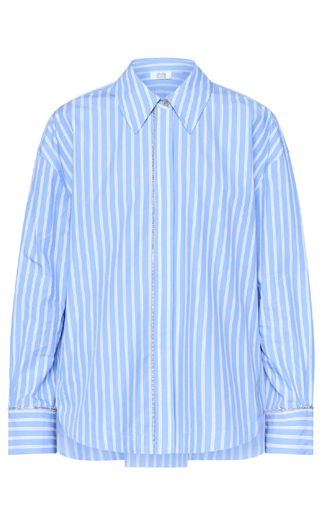 Love & Divine Skjorte - Love1441 - Blue Stripes