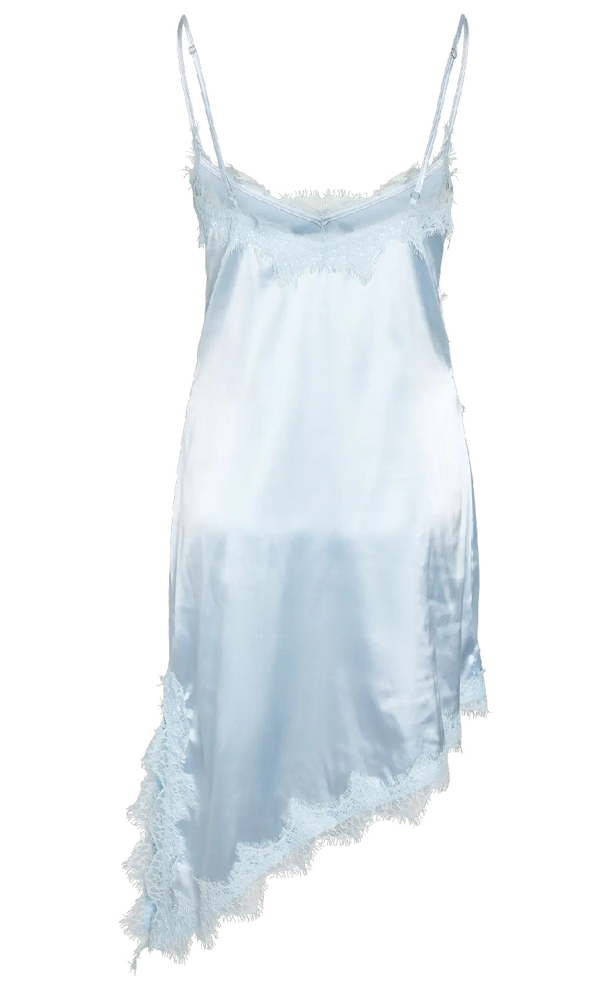 Noisy May Kjole - Sofie Satin Lace - Cerulean