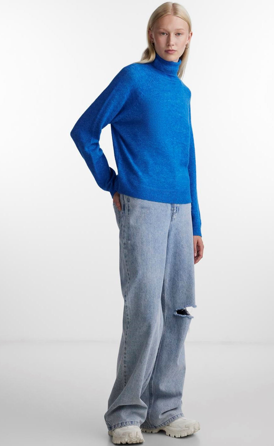 PIECES Genser - Juliana - French Blue