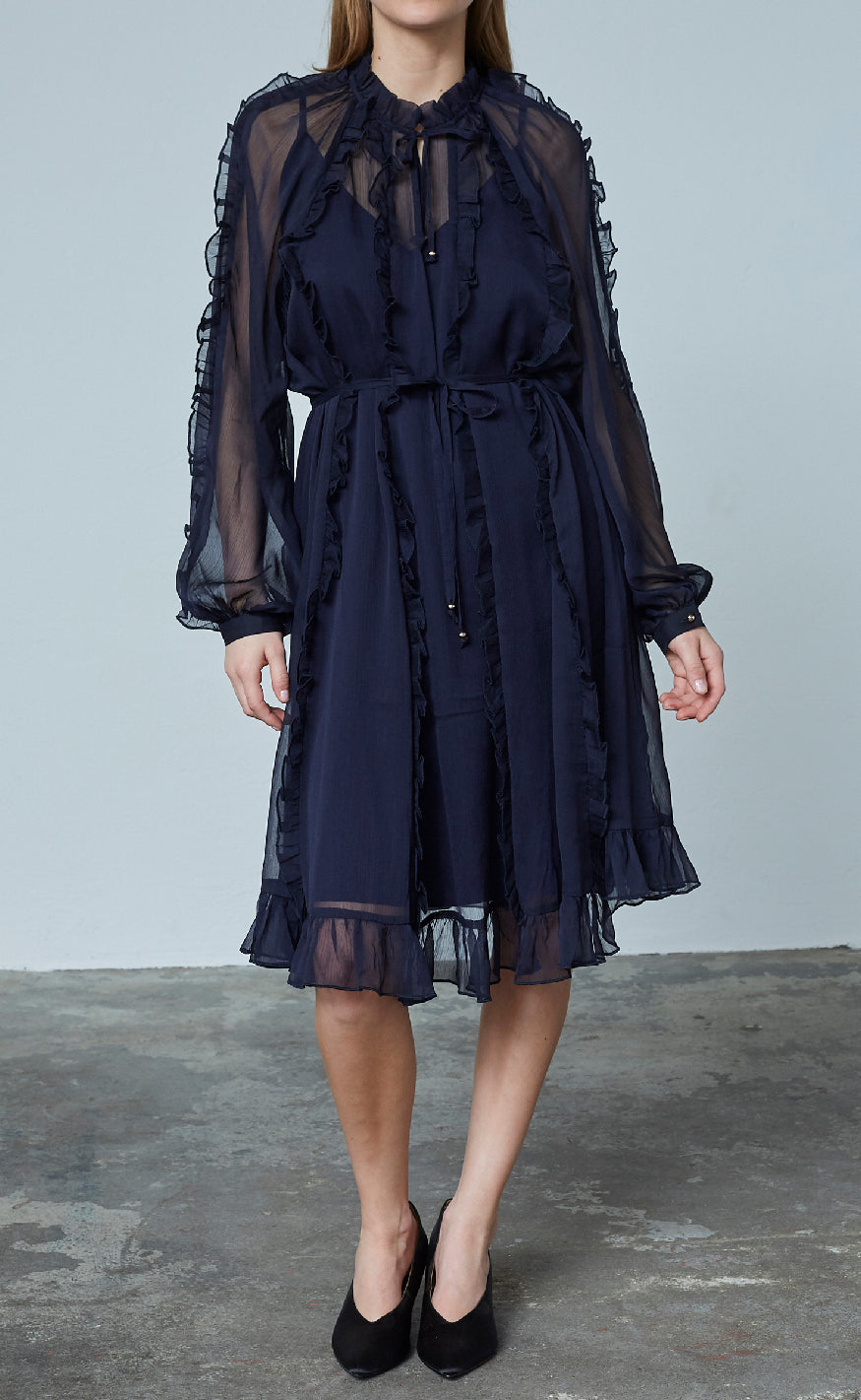 Love & Divine Kjole - Love1359 - Navy
