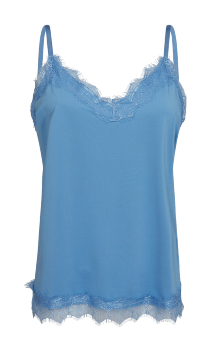 Freequent Topp - Bicco - Azure Blue