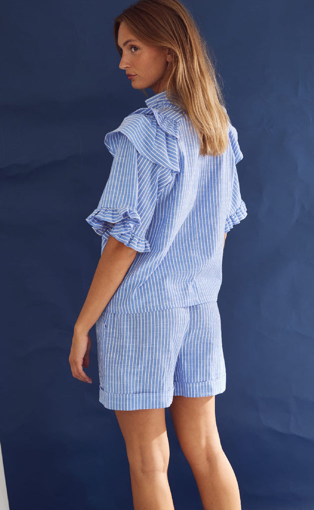 Noella Shorts - Letty - Blue Stripe