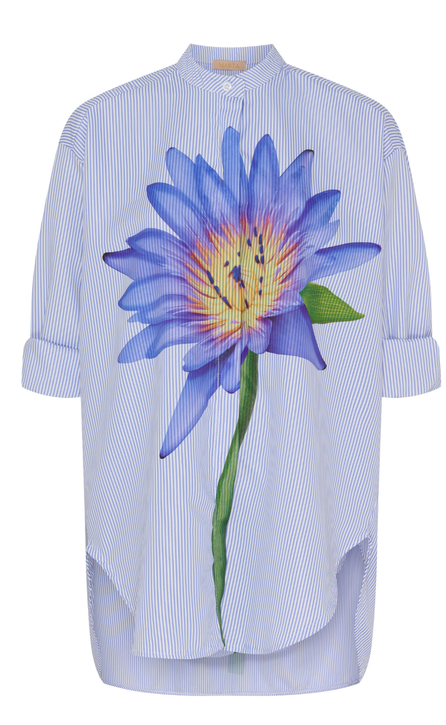 Marta Du Chateau Skjorte - 83215 Natasha - Blue