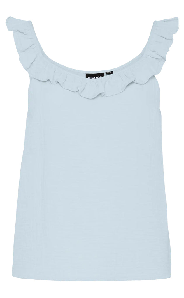 Pieces Topp - Sastina - Cashmere Blue