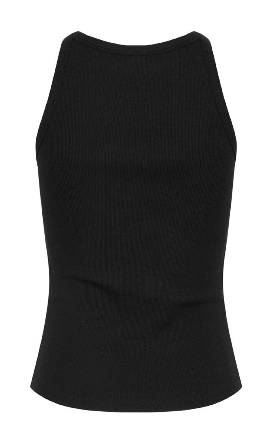 Gestuz Topp - Drew Logo Tank 2.0 - Black