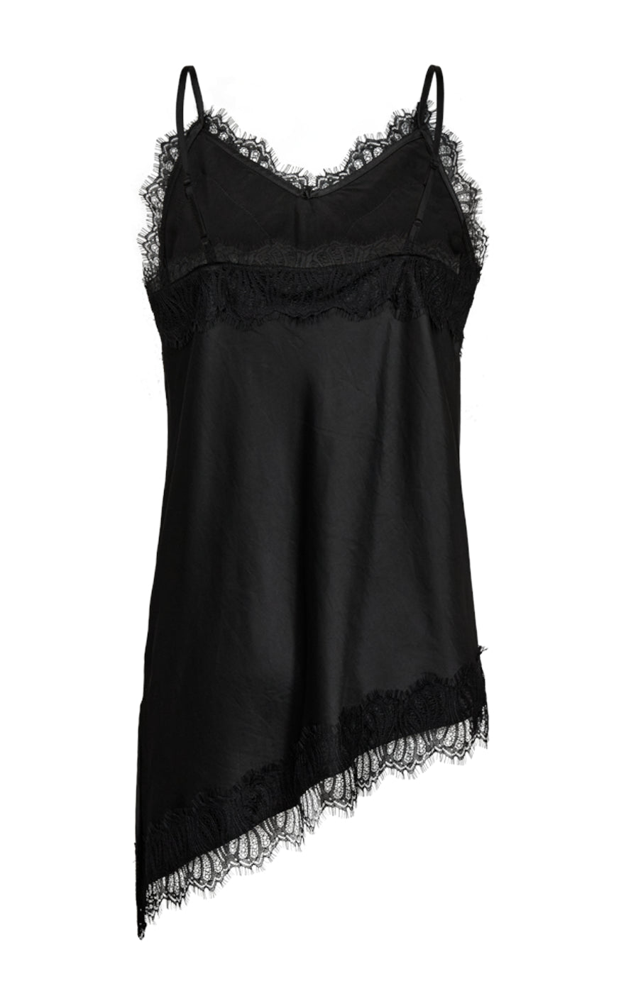 Freequent Topp - Dova - Black w. Black