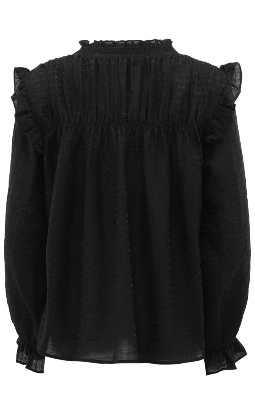 Continue Bluse - Nora - Black