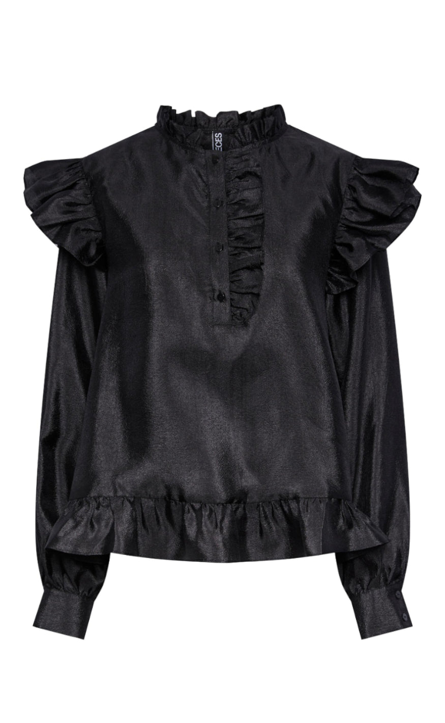 Pieces Bluse - Sun - Black