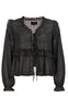 Liberte Bluse - Nartina - LS - Tie - Black