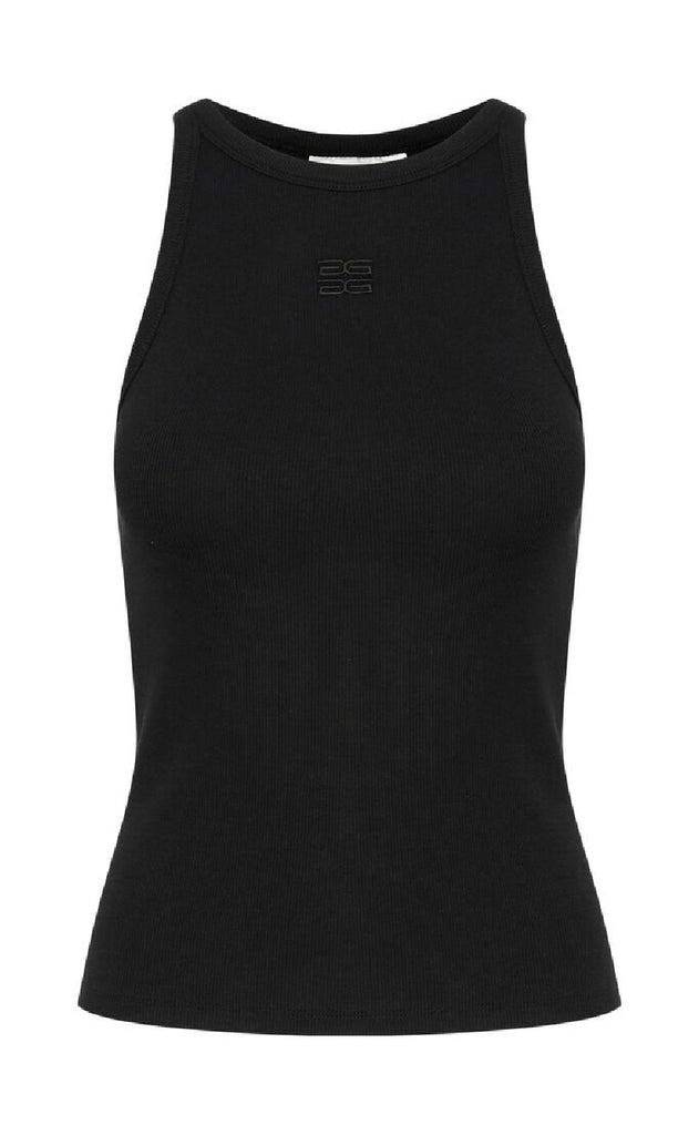 Gestuz Topp - Drew Logo Tank 2.0 - Black