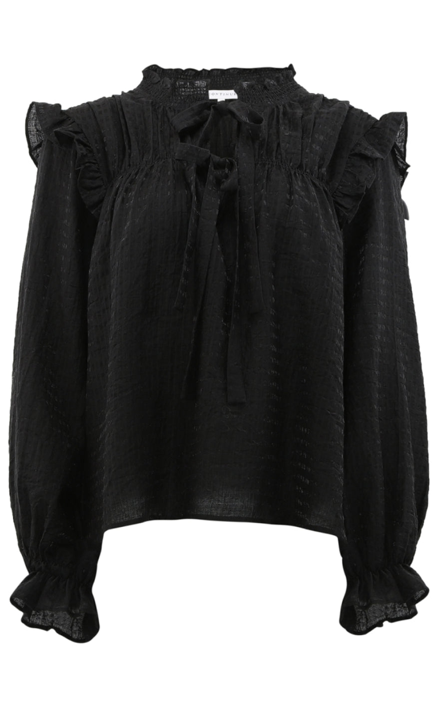Continue Bluse - Nora - Black