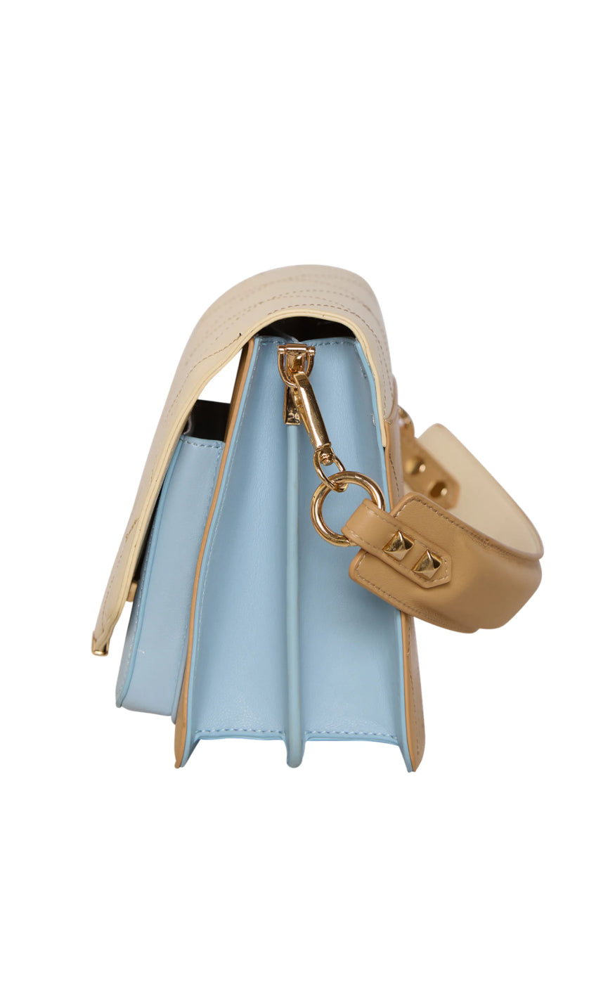 Noella Veske - Blanca Multi Compartment - Offwhite/Light Blue/Camel