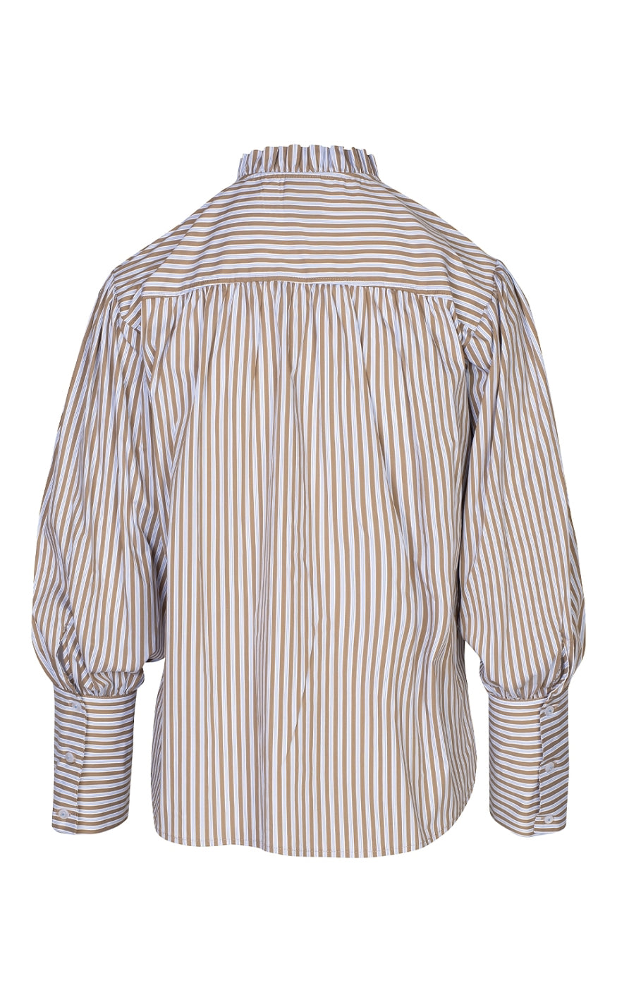 One Two Luxzuz Skjorte - Blanche - Otter Brown