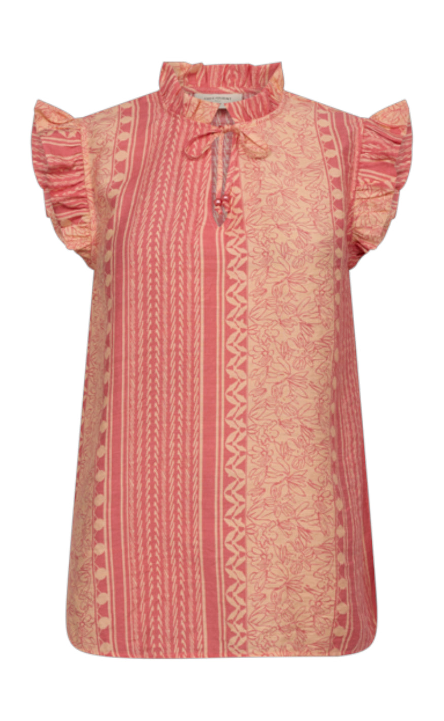 Freequent Bluse - Blase - Georgia Peach W. Peach Nectar