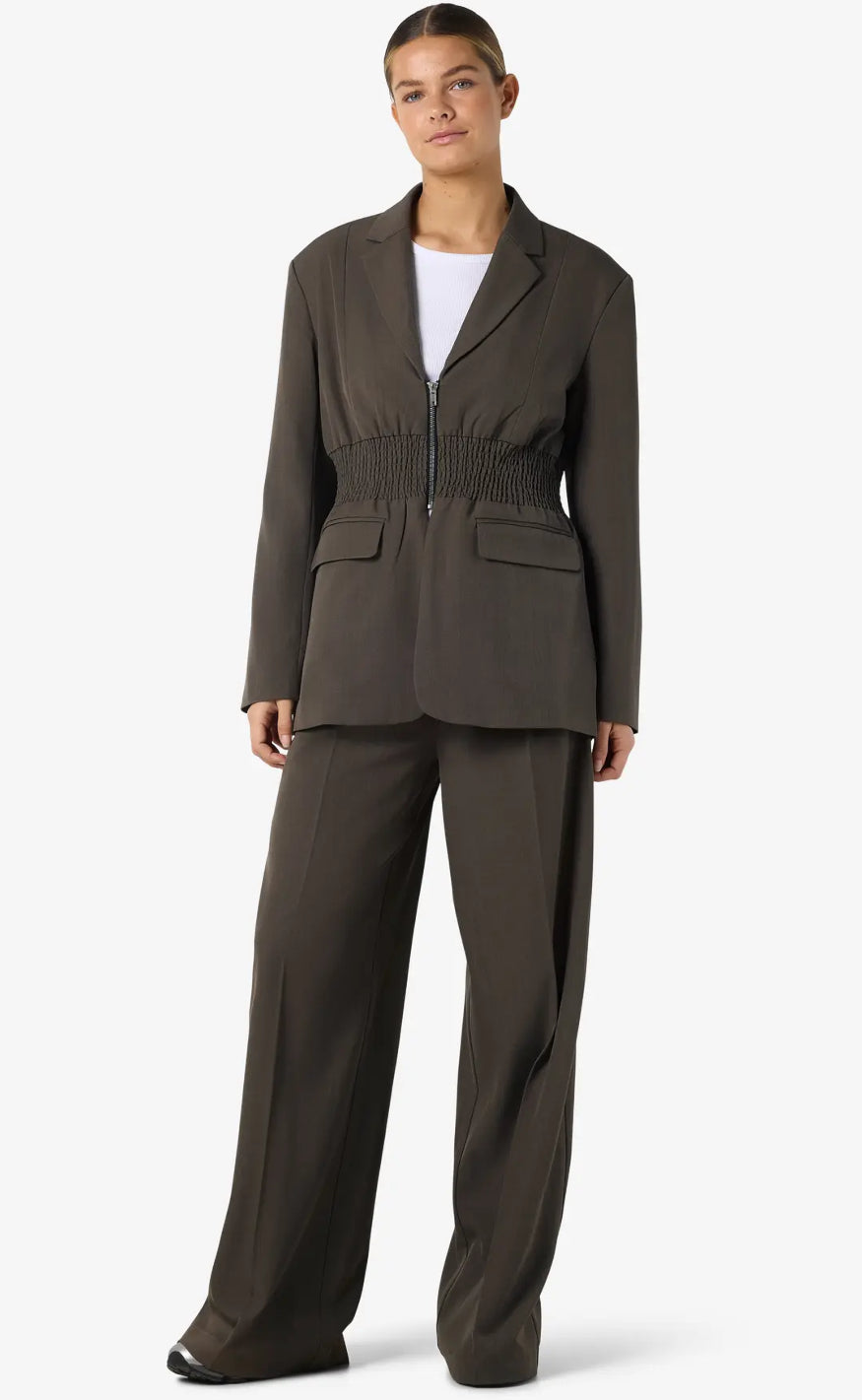 Noisy May Blazer - Iris - Morel Melange
