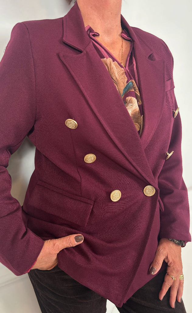 Marta Du Chateau Blazer - Toppaz - Bordeaux