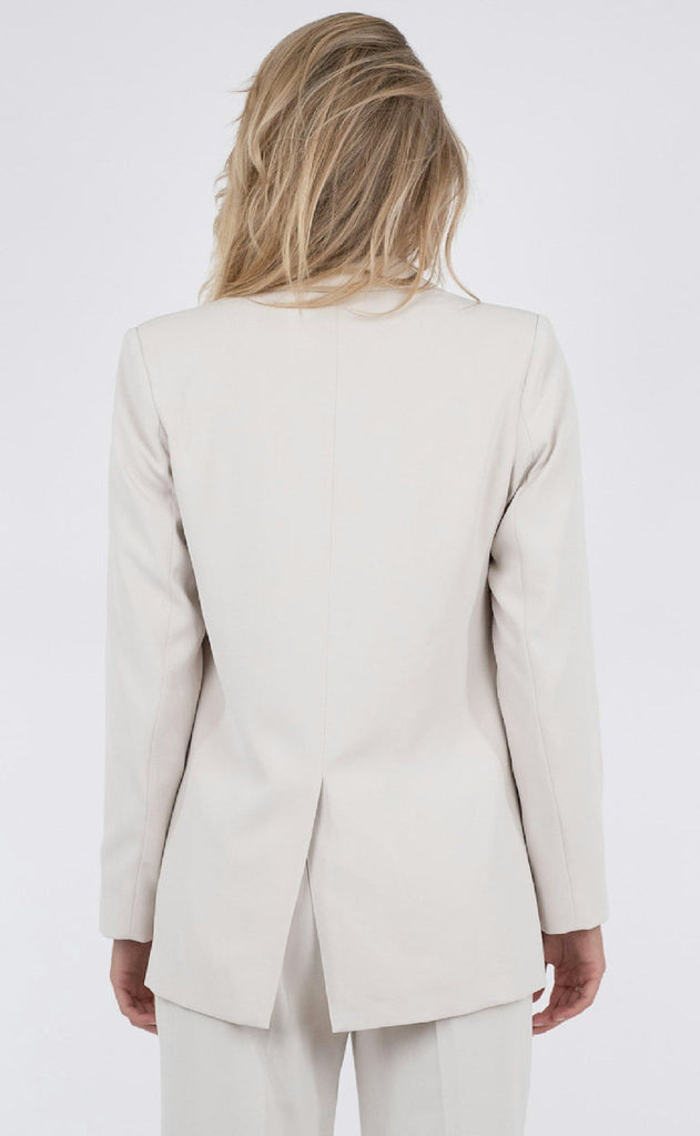 Neo Noir Blazer - Avery Woven - Ivory