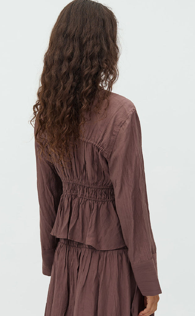 MbyM Bluse - Taneil LS-M - Brown Lilac