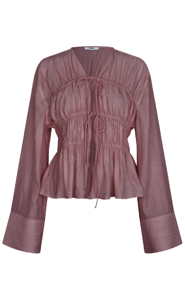 MbyM Bluse - Taneil LS-M - Brown Lilac