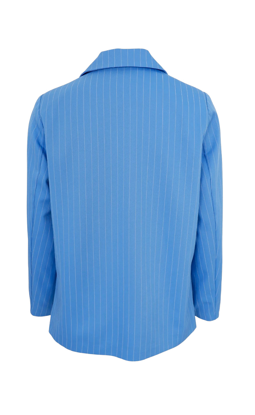 Black Colour Jakke - Malibu - Sky Blue