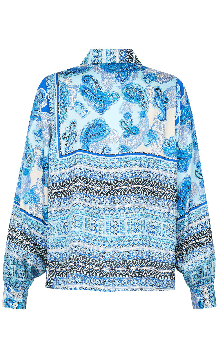 Love & Divine Skjorte - Love1084 - Blue Scarf