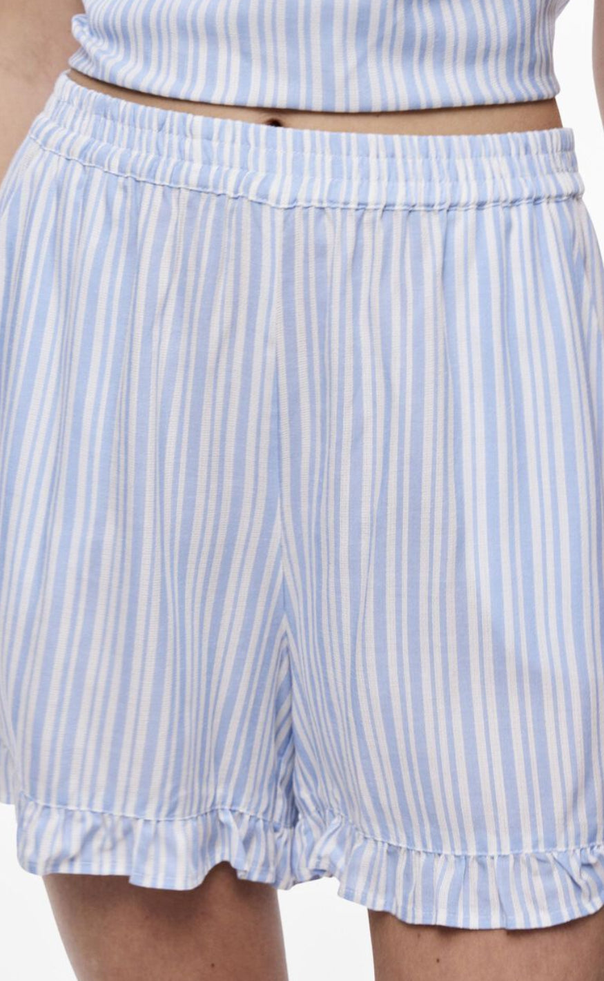 PIECES Shorts - Alvina - Blue Bell