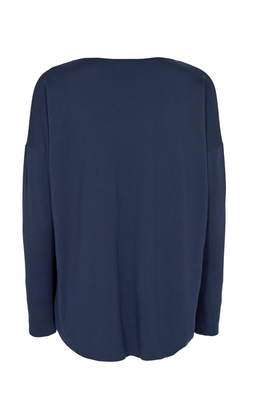 Liberte Bluse - Alma Fleece - Navy