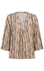 Freequent Bluse - Larin - Sand Melange w. Black
