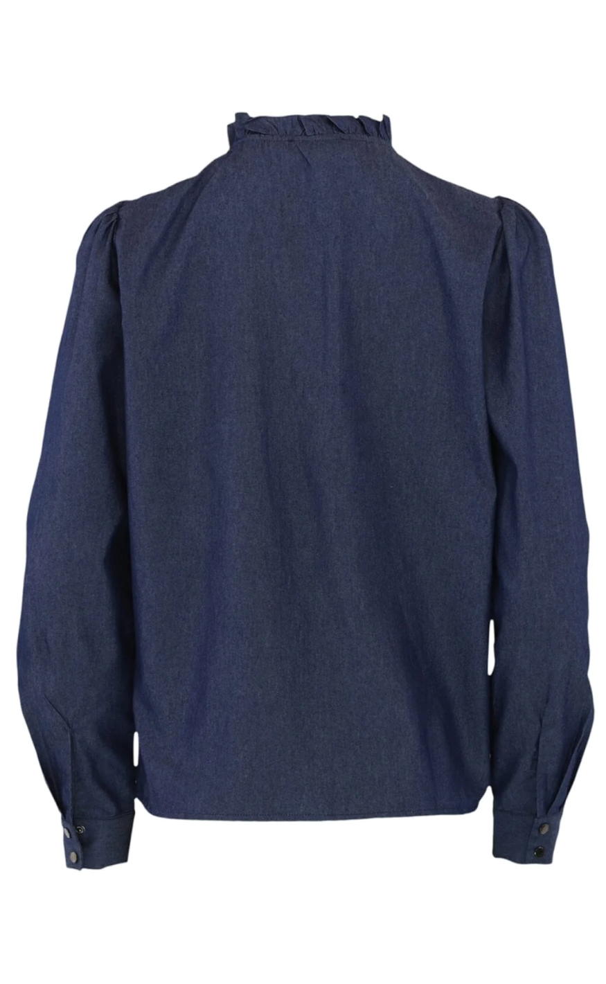 Continue Bluse - Mili Sequens - Denim