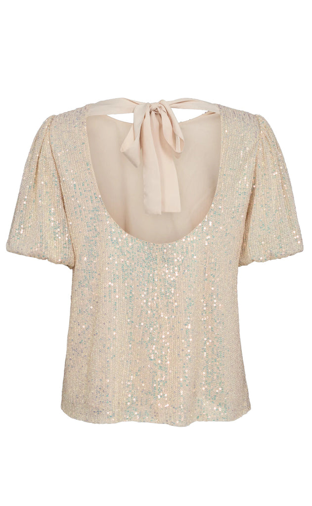 Liberte Bluse - Paige - Creme Sequins