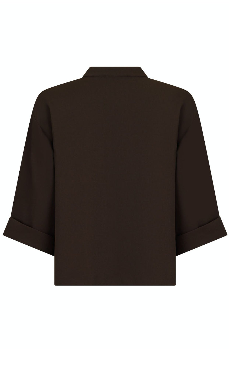 Neo Noir Bluse  - Luma - Brown