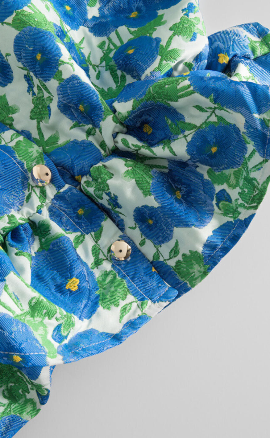 Hunkøn Bluse - Betty - Blue Floral