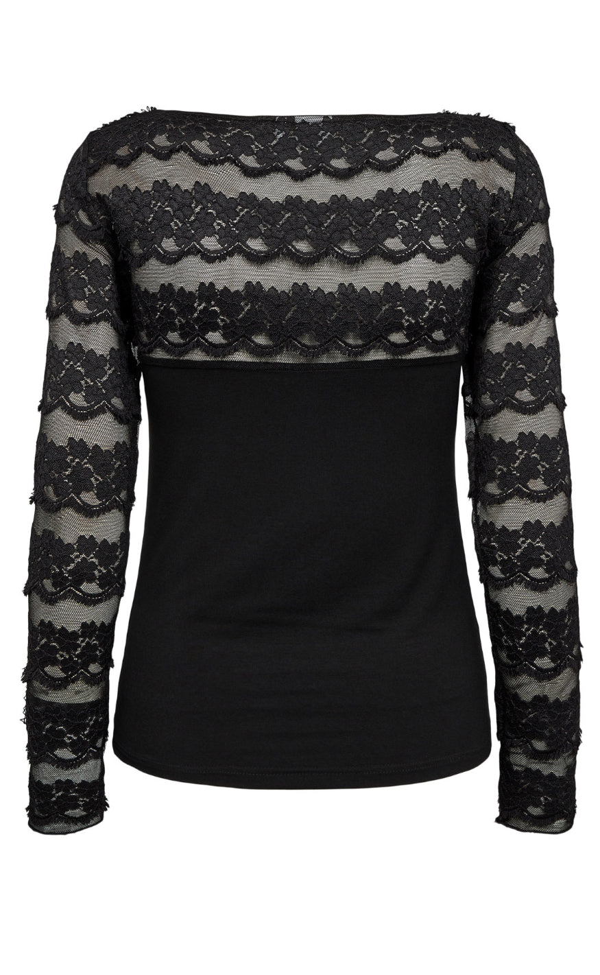 Nümph Bluse - Alba - Caviar
