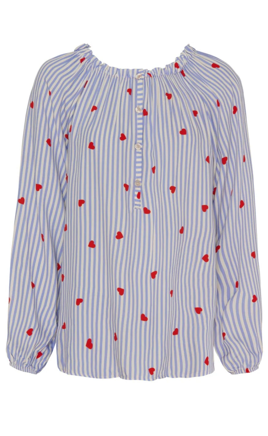 Marta Du Chateau Bluse - 6100 Nadia - Jeans