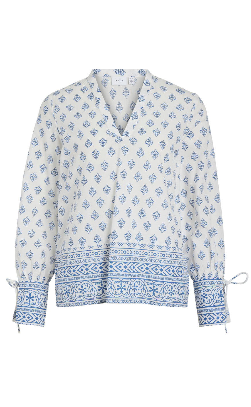 VILA Bluse - Hymna - Cloud Dancer