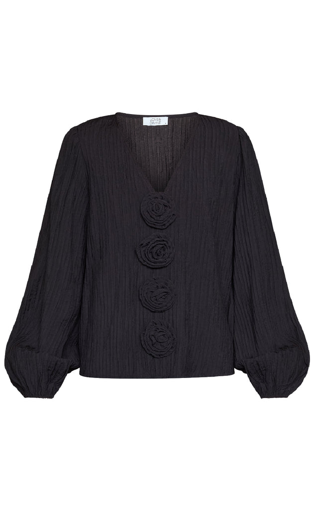 Love & Divine Bluse - Love1464 - Black