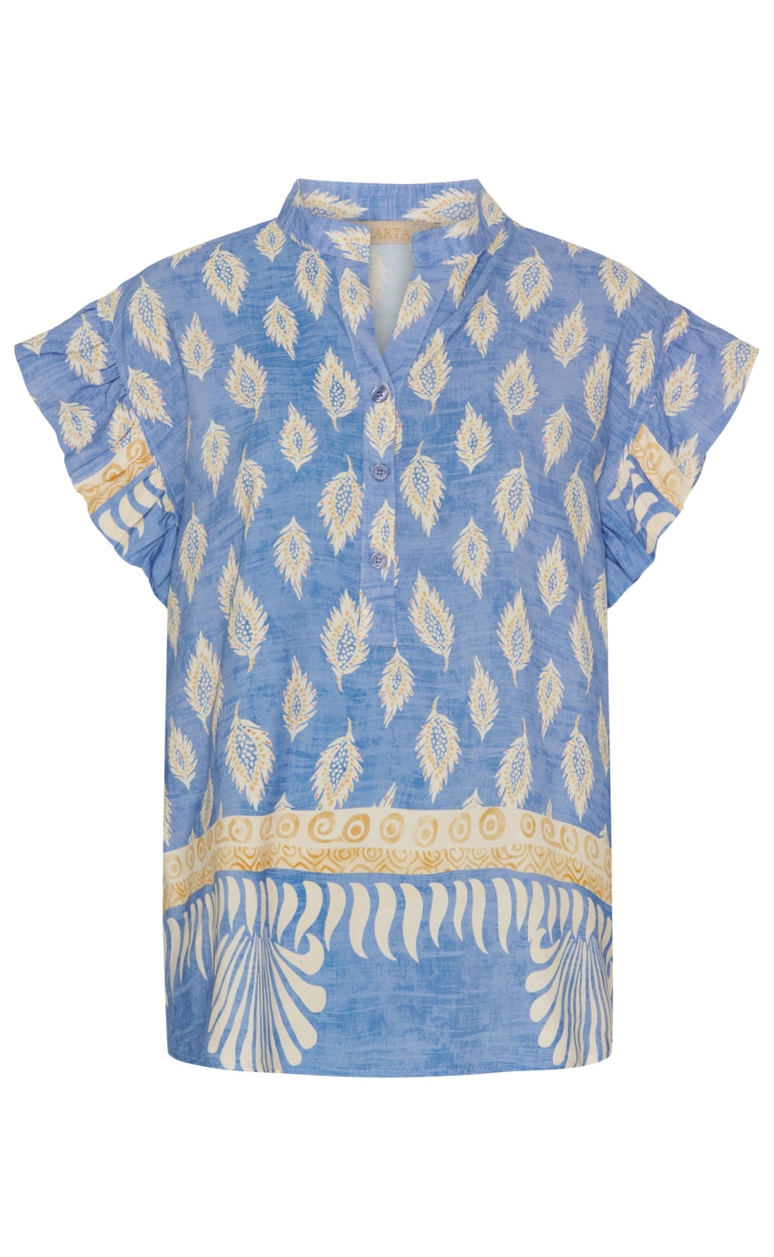 Marta Du Chateau Bluse - 6319 Solrun - Jeans