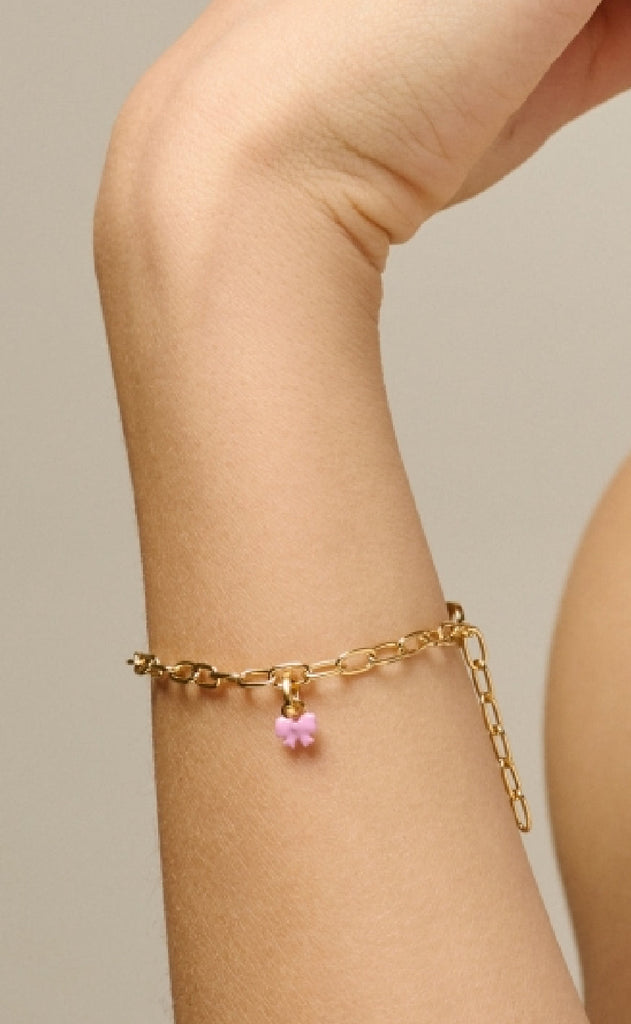 ENAMEL Copenhagen Vedhæng - Baby Bow - Pink