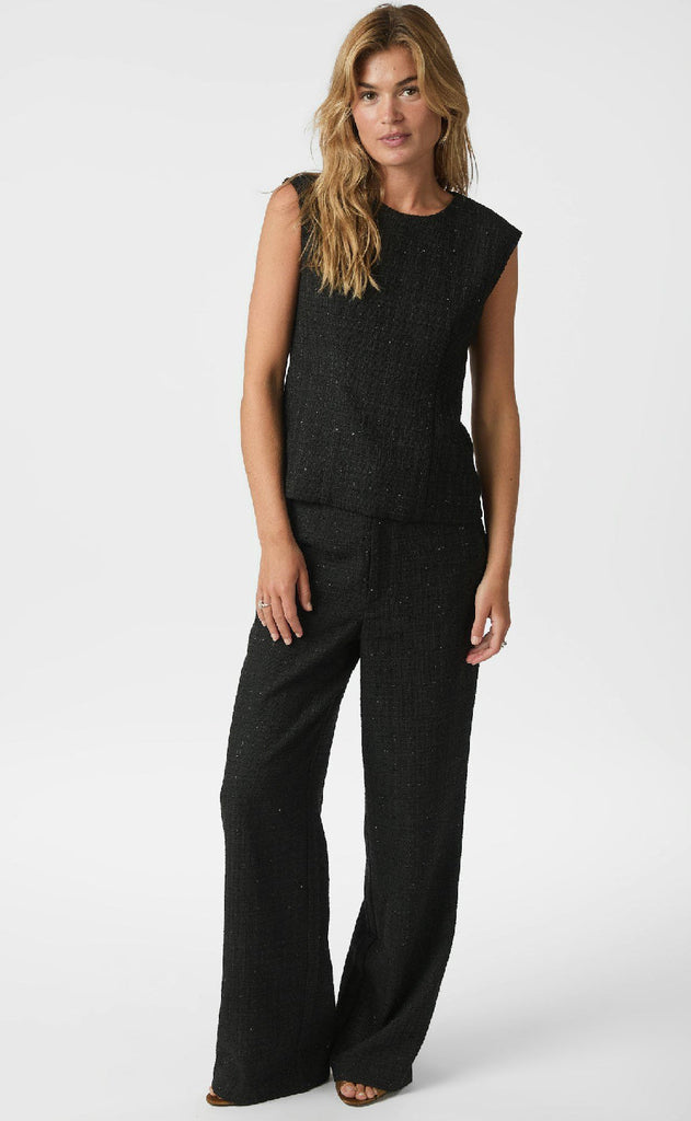 Neo Noir Bukser - Emmett Boucle - Black