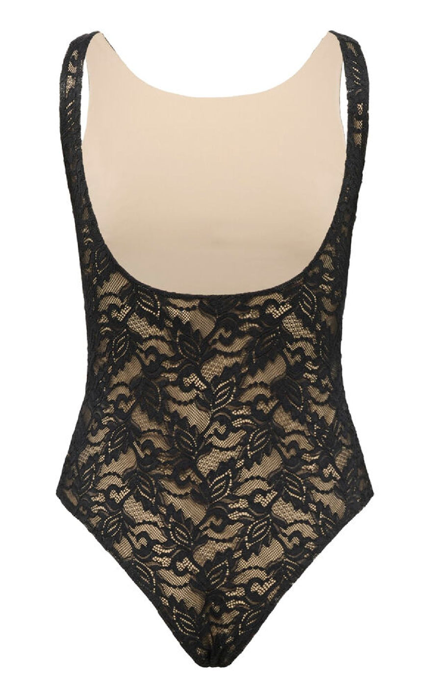 Gestuz Bodystocking - Tania - Black
