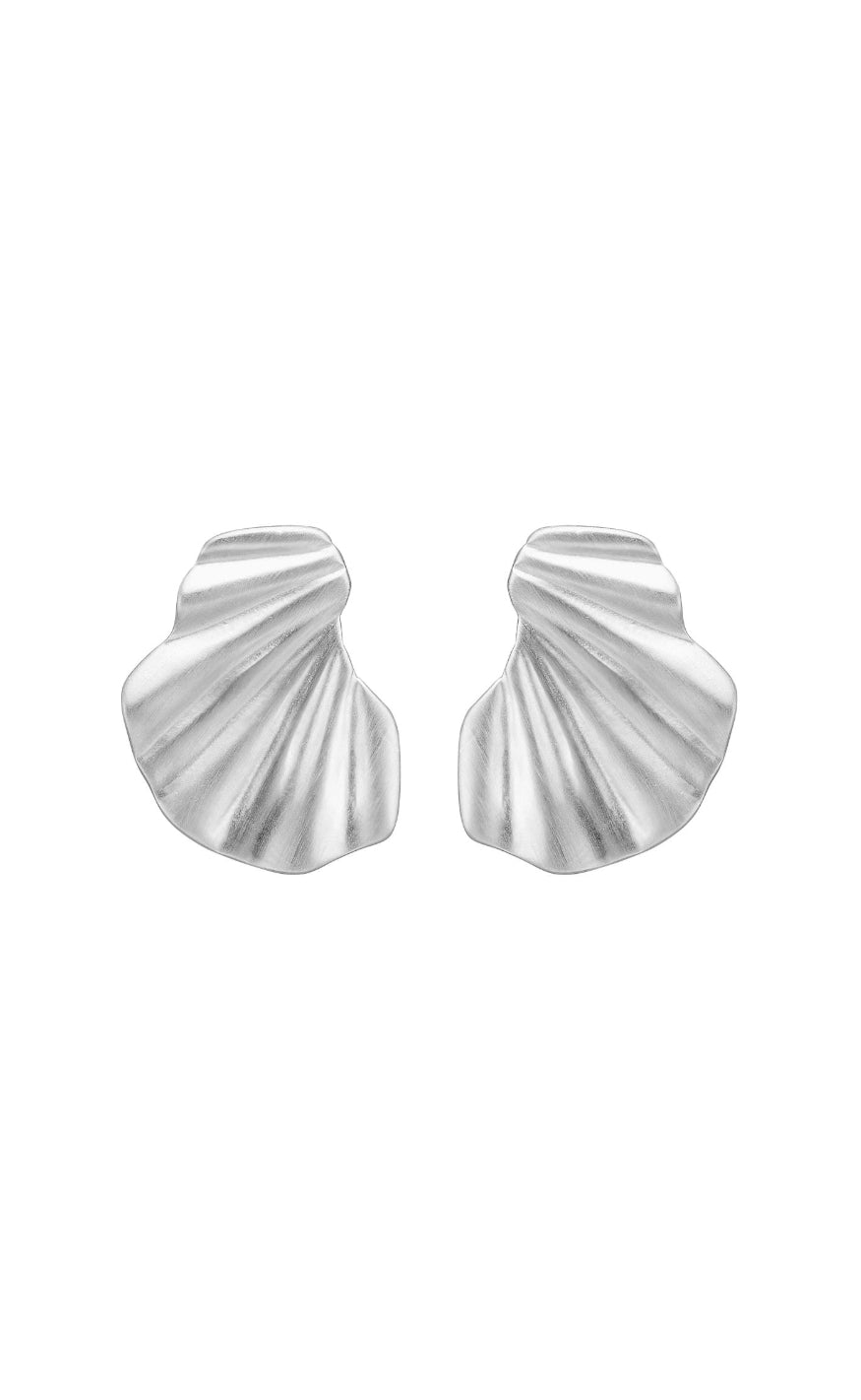 ENAMEL Copenhagen Øreringer - Wave - Silver