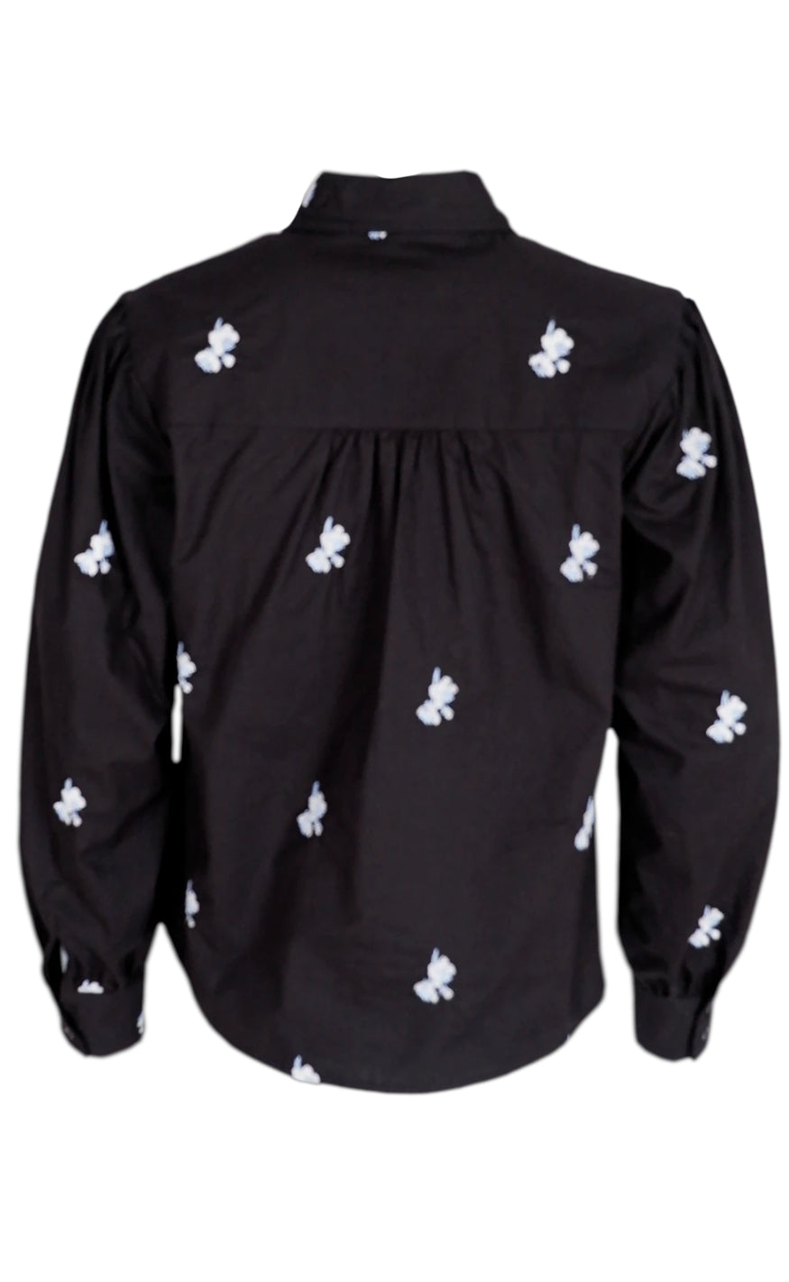 Black Colour - Bluse - Shia Boho - Black