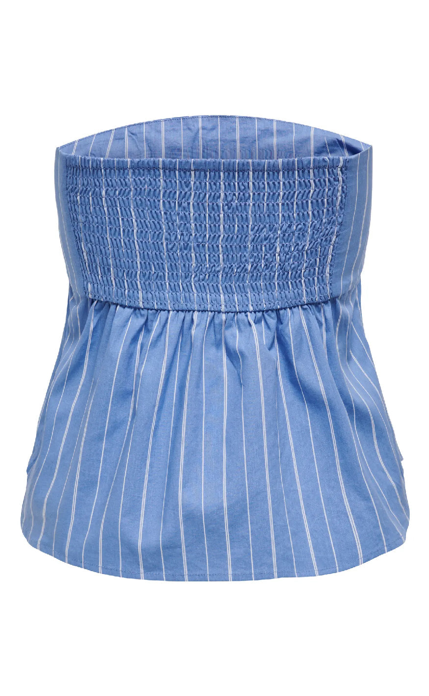 ONLY Topp - Esie - Blue Bonnet/Esie Stripe