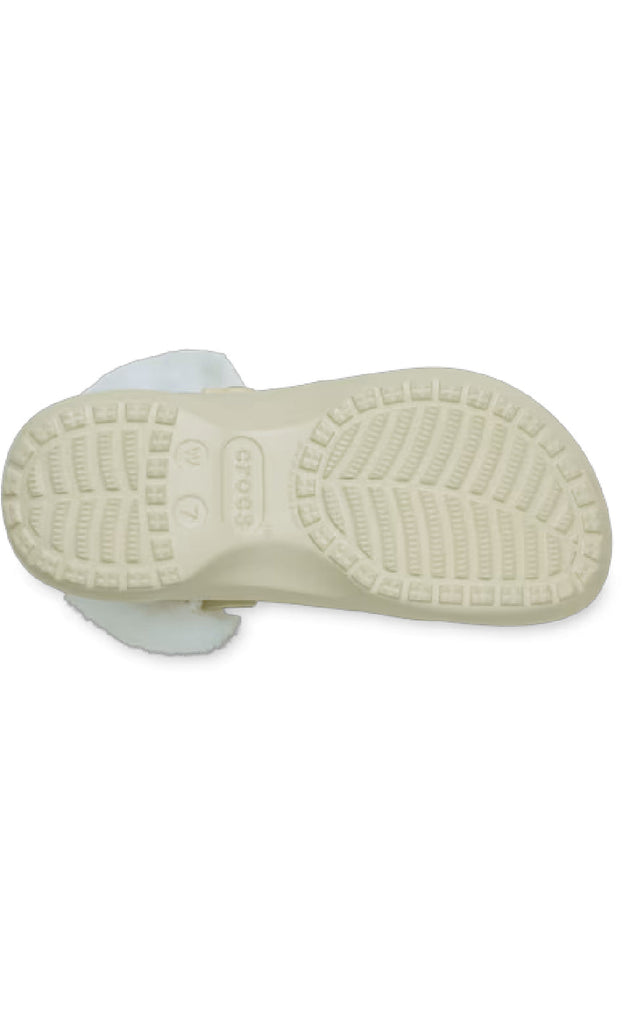 Crocs Træsko - Classic Platform Fuzz Lined - Bone