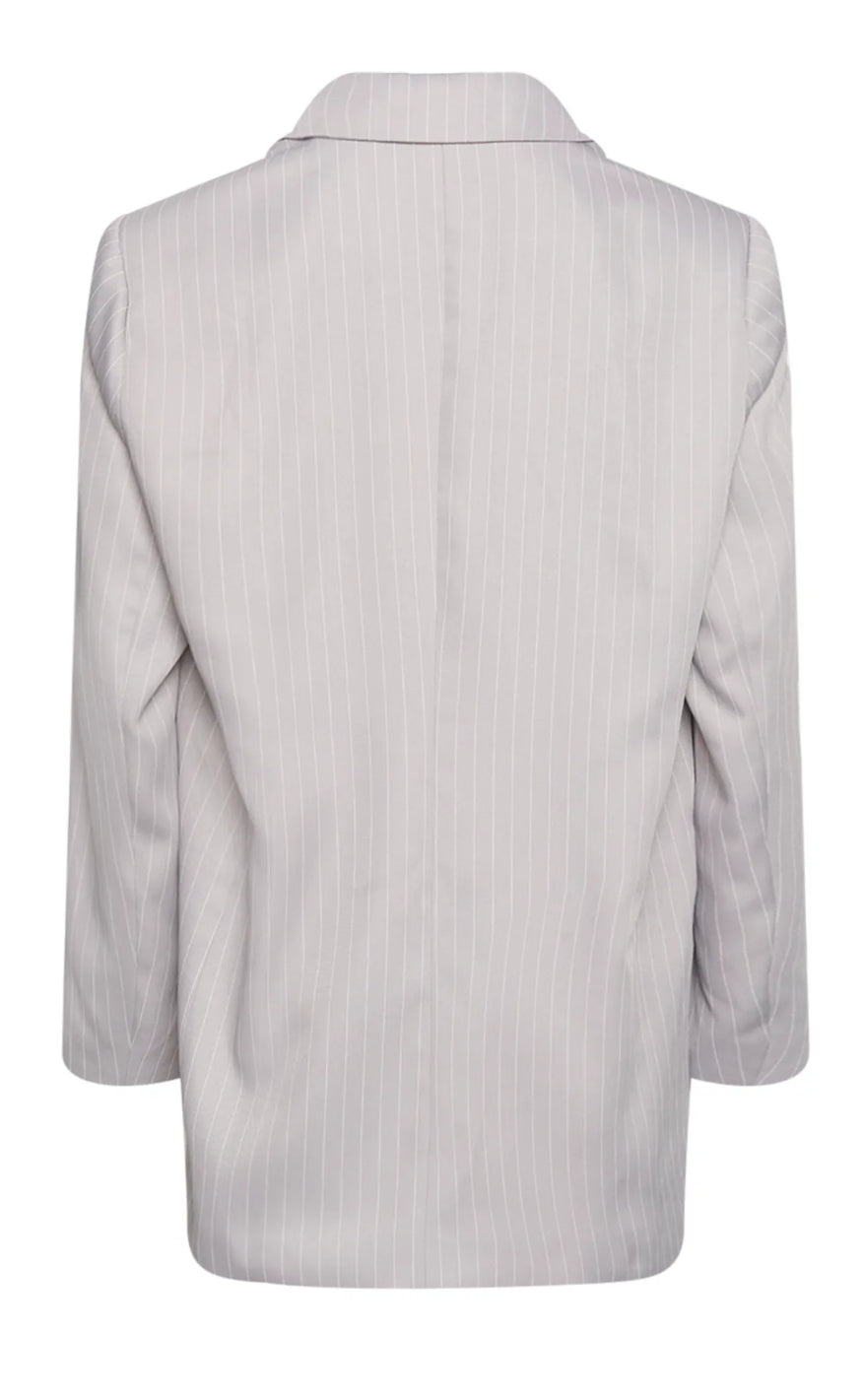 Noella Blazer - Bossy - Grey Pinstripe